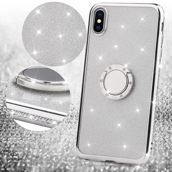 Glitter Powder Transparent Phone Case For iPhone 11 Pro Max XR X XS Max 8 7 6 6SPlus Shining Soft Silicone Shockproof Back Cover