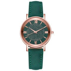 Women Watches Luxury Starry Sky Band Rhinestones Quartz Wristwatch Ladies Leather Belt Clock Female Diamond Gift Reloj Mujer@50