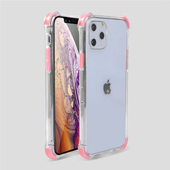 Shockproof Transparent Phone Cases For iPhone 11 11 Pro Max XR XS Max X 8 7 6 6S Plus Bumper Soft Silicone Anti-fall Back Cover