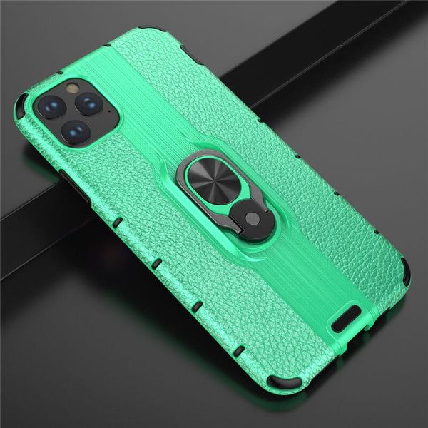 Shockproof Bumper Armor Phone Cases For iPhone 11 11 Pro Max XR XS Max X 8 7 6 6S Plus Magnetic bracket Matte Phone Back Cover