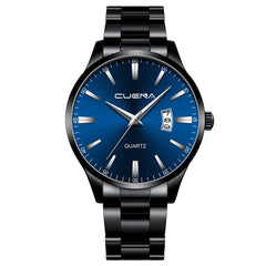 Business Men Watch Analog Quartz Sport Watch Mens Watches Alloy Case Synthetic Stainless Steel Top Brand Luxury Masculino Reloj