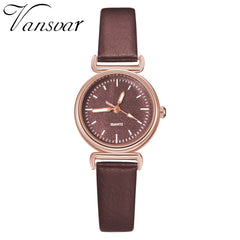 High Quality Women Watches Scale Dial Ladies Analog Quartz Wristwatch Design Leather Strap Fashion Clock Dress Gift Reloj Mujer5