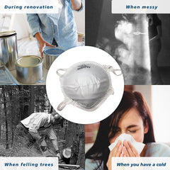 KN95 Anti-Fog Headband  Round Mask Dust Mask Anti Pm2.5 Anti Influenza Bicycle