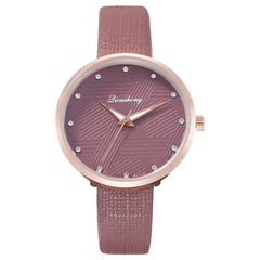 Women's Watch Fashion Diamond Dial Stainless Steel Simple Ladies Watches Quartz Wristwatches Clock Leather Relogio Feminino@50