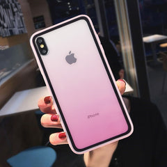Shockproof Bumper Transparent Silicone Frame Phone Case For iPhone 11Pro MAX X XR XS Max 8 7 6 6S Plus protection Back Cover