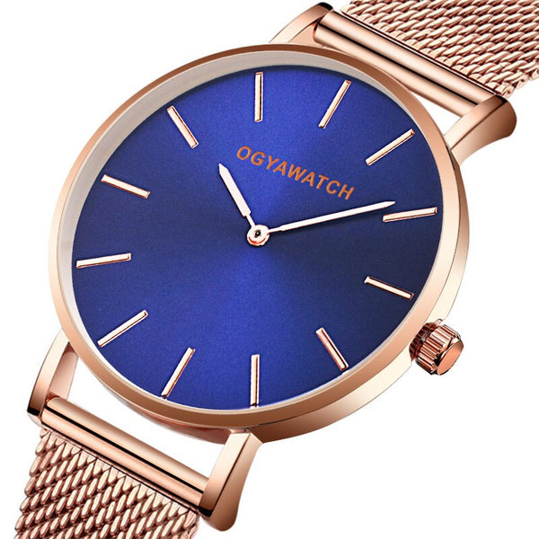 Luxury Men Watch Full Steel Quartz ROSE GOLD Wrist Watches Men's Watch Retro Relojes Hombre Watch Fashion Clock Relohio Watches