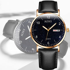 Top Brand Luxury Fashion Men's Watch Quartz Watches Casual Slim Sports Clock Relogio Masculino Calendar Luminous