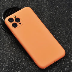 TIKITAKA Candy Color Phone Case For iPhone 11 11Pro Max Liquid Silicone Solid Plain For iPhone 11 Case Soft TPU Back Cover Shell