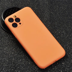 TIKITAKA Candy Color Phone Case For iPhone 11 11Pro Max Liquid Silicone Solid Plain For iPhone 11 Case Soft TPU Back Cover Shell