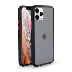 Fashion Silicon Frame Phone Case For iPhone 11Pro Max XR X XS Max 8 7 6 6S Plus Shockproof Transparent Back Cover For iPhone 11