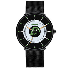 2020 Mens Fashion Black Classic Watches Luxury Men Business Casual Quartz Watch Mesh Belt Luminous Hands Clock relogio masculino