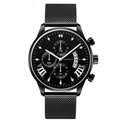 2020 Business Watches Luxury Men's Top Stainless Steel Male Quartz Watch Man Wristwatch Military Sport Clock Gift Reloj Hombre@5