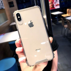 Transparent Phone Case For iPhone 11 X XS XR XS Max 8 7 6 6S Plus  Anti-knock Clear protection Cover For iphone 11 Pro Max XR