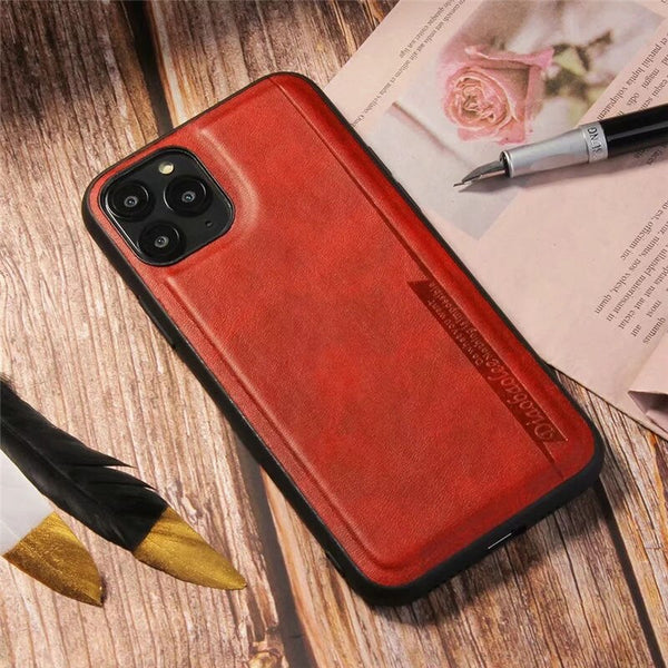 Vintage PU Leather Phone Case For iPhone 11 Pro Max XR XS Max 8 7 6 6S Plus Soft Silicone Shockproof Back Cover For iphone 11