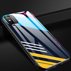 Metal Glass Lens protection Phone Case For iPhone 11 11 Pro Max XR XS Max 8 7 6 6S Plus Colorful Artistic soft TPU back Cover