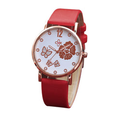 2020 Style Women Watches Fashion Luxury Leather Band Analog Quartz Wristwatch Flower Ladies Watch Women Dress Reloj Mujer Clock*
