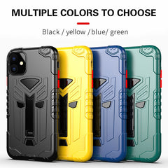 Heavy Duty Armor Phone Case For iPhone 11 11 Pro Max XR XS Max X 8 7 Plus Shockproof Protection Stand Holder Back Cover 11 Pro