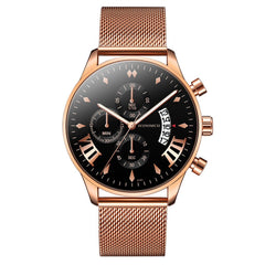 2020 Business Watches Luxury Men's Top Stainless Steel Male Quartz Watch Man Wristwatch Military Sport Clock Gift Reloj Hombre@5