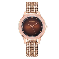 New Women Watches Stainless Steel Rhinestone Watch Unique Simple Watches Casual Quartz Wristwatches Clock Relojes Para Mujer*M