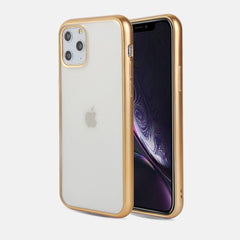 Matte Silicone Clear Phone Case For iPhone 11Pro Max XR X XS Max 7 8 Plus Electroplated Bumper Shockproof Protective Back Cover