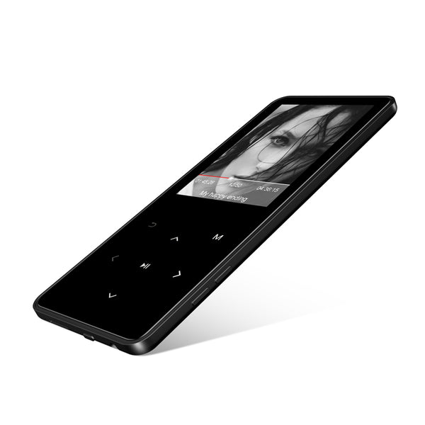 Bluetooth 4.2 MP4 Player Touch key Built-in Speaker HiFi Metal Mini Portable Walkman with radio FM recording e-book