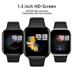 Q8S Smart watch Alloy Case IP67 Waterproof Bluetooth Pedometer Heart Rate Monitor 2.5D Color Display SmartWatch For Android/IOS