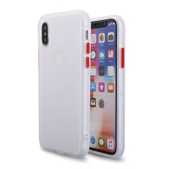 Silicone Frame Phone Case For iPhone 11 XR XS Max X 8 7 6 6S Plus Matte Transparent Protection Back Cover For iPhone 11Pro Max