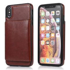 Leather Flip Wallet Magnetic Case For iPhone 11 Pro MAX XR X XS MAX 8 Plus 6 6S Plus 7 Plus Phone Case Multi Card Holders Cover