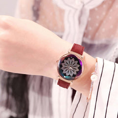 Simple  Women Watches Rhomboid Pattern Dial Ladies Quartz Wristwatch Featured Leather Strap Clock Fashion Dress Reloj Mujer @50
