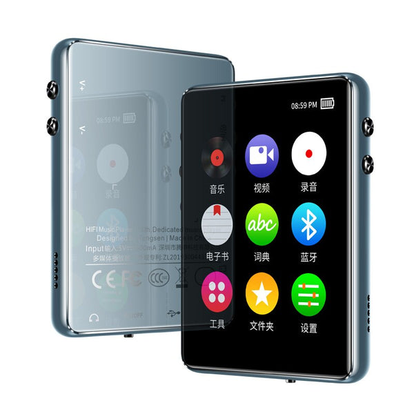 Full Touch Screen Bluetooth MP3 Player 8GB 16GB Music Player With FM Radio Video Player E-book Player MP3 With Speaker