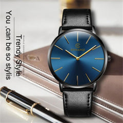Ultra-thin 6.5mm Watch Men's Elegant Fashion KEMANQI Watches Simple Business Men Quartz Watches Roman Masculine Male Clock reloj