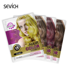 15mis Moisturizing hair dye cream 5pcs/lot Natural organic temporary Coffee hair dye shampoo for woman 5 Colors Hiar Shampoo