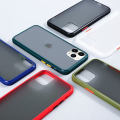 Fashion Silicon Frame Phone Case For iPhone 11Pro Max XR X XS Max 8 7 6 6S Plus Shockproof Transparent Back Cover For iPhone 11