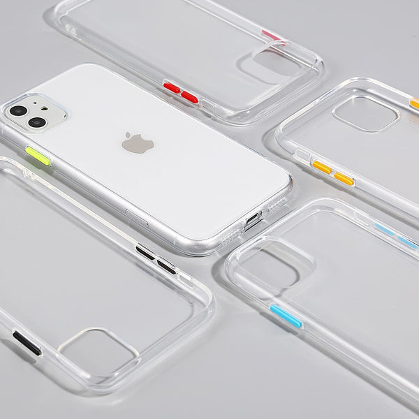 Fashion Transparent Silicone Phone Case For iPhone 11 X XS XR XS Max 8 7 Plus 6 6S Shockproof Bumper Full protection Back Cover