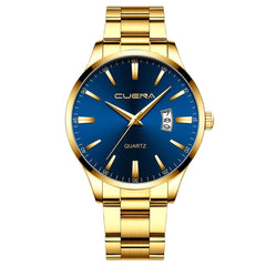 Business Men Watch Analog Quartz Sport Watch Mens Watches Alloy Case Synthetic Stainless Steel Top Brand Luxury Masculino Reloj