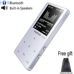 MP3 Player with bluetooth Speaker touch keys hi fi fm radio micro USB mp3 sport MP 3 HiFi music player portable metal walkman