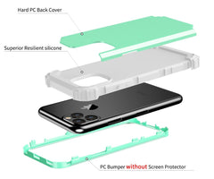 TIKITAKA Shockproof Phone Case For iPhone 11Pro Max XR X XS Max 6 7 8 Plus PC+TPU Full Body Protect Anti-Knock Armor Phone Shell