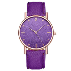 2020Women Watches Stainless Steel Dial Starry Sky Ladies Quartz Wristwatch Casual Leather Belt Watch Gift Clock Zegarki Damskie