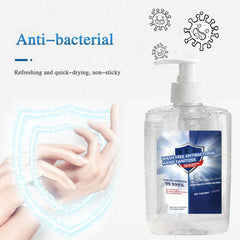 300ml Anti Bacterial Disposable Hand Sanitizer Hand Disinfection Gel Quick-Dry Handgel 75% Ethanol for Kids Adults Home Bathroom