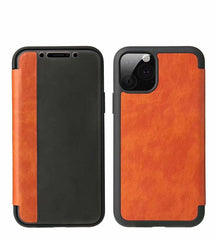 Business Magnetic Flip Translucent Cases For iPhone 11 11 Pro Max XR XS Max X 8 7 Plus Shockproof PU Leather Phone Back Cover