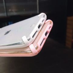 Shockproof Glitter Clear Phone Case for iPhone Xr Xs Max X 7 8 Soft TPU Transparent Back Cases for iPhone 11 11 Pro Max 7 8 Plus