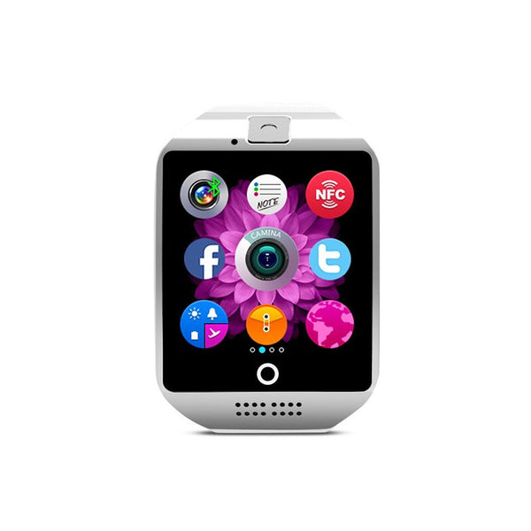 Q18 Passometer Smart Watch With Touch Screen Camera Support TF Card Bluetooth SmartWatch Smart Watches For Android/iOS Phone