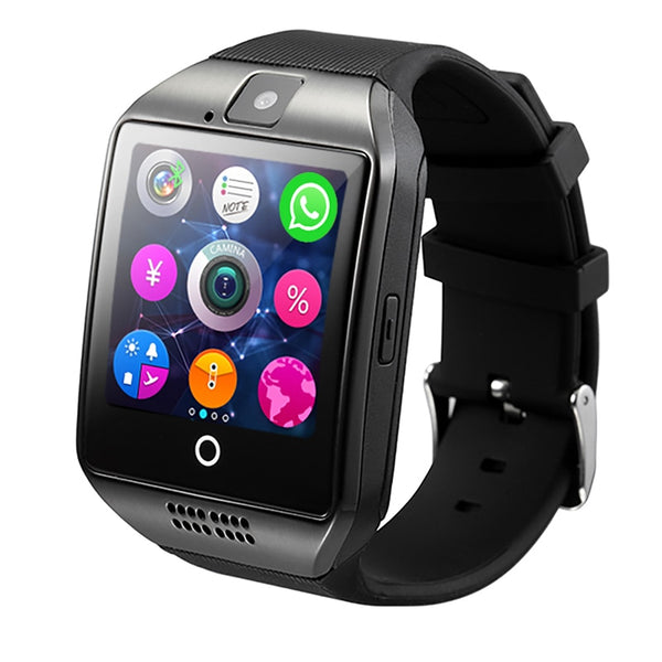 Q18 Passometer Smart Watch With Touch Screen Camera Support TF Card Bluetooth SmartWatch Smart Watches For Android/iOS Phone