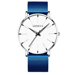 Ultra-thin Men's Watch Fashion Watches Simple Business Stainless Steel Men Quartz Watches Male Clock relogio masculino