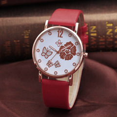 2020 Style Women Watches Fashion Luxury Leather Band Analog Quartz Wristwatch Flower Ladies Watch Women Dress Reloj Mujer Clock*