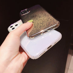 Laser Gradient Rainbow Phone Cases For iphone 11 11Pro Max 7 8 6 6s Plus XR X XS Max Transparent Full Protective Hard Back Cover