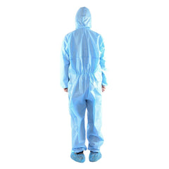 White Coverall Hazmat Suit Protection Protective Disposable Anti-Virus Clothing Disposable Factory Hospital Safety Clothing Coro