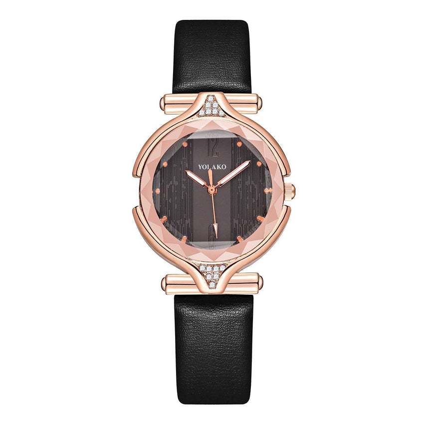 Hot Women Watches Fashion Dial Ladies Watch Quartz Wristwatch Pink Leather Gift Female Clock Zegarki Damskie NEW Free Shipping@5