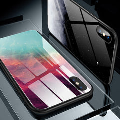 Phone Case on For iPhone 6 6S Plus 7 8 Plus Coque Tempered Glass Soft Silicone Shockproof Cover Case For iPhone X XR XS MAX