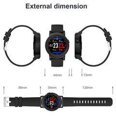 DK02 Men's Waterproof  Smart Watch IP67 Heart Rate Monitor Wristwatch Sport Pedometer Fitness Tracker Smartwatch for Android/iOS